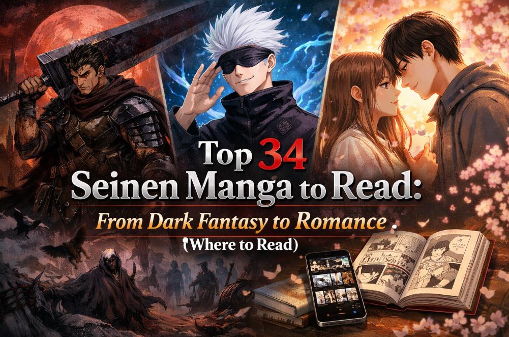 Top 34 Seinen Manga to Read in 2026: From Dark Fantasy to Romance (Where to Read)