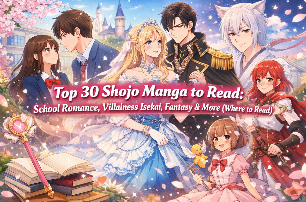 Top 30 Shojo Manga to Read in 2026: School Romance, Villainess Isekai, Fantasy & More (Where to Read)