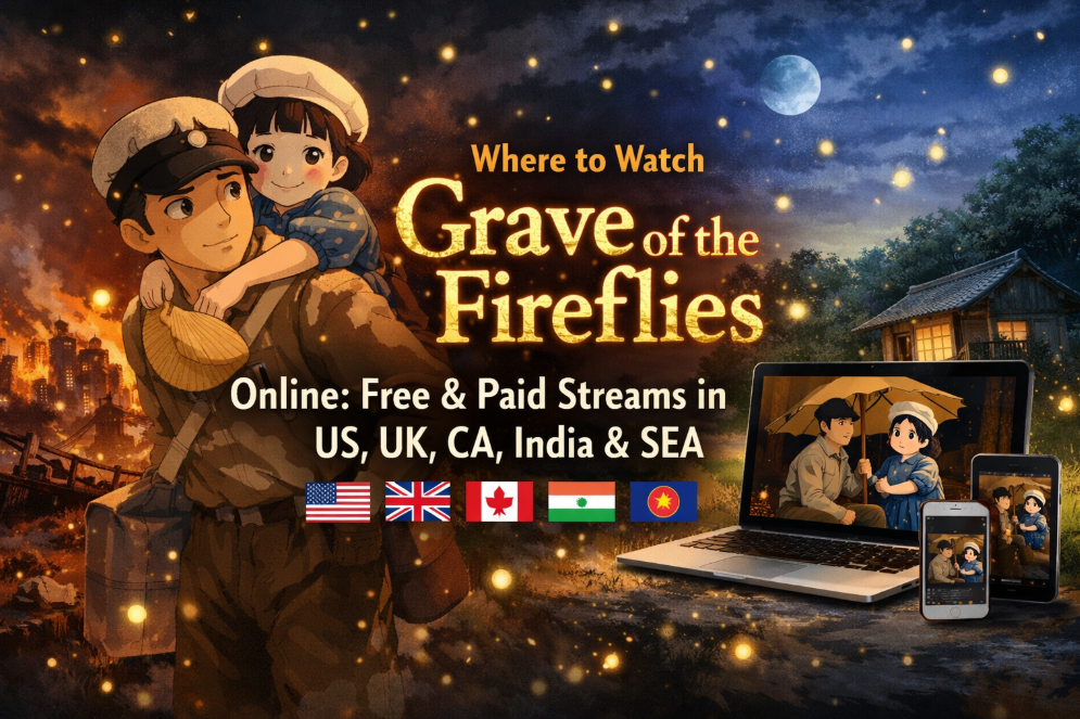 Where to Watch Grave of the Fireflies Online (2026): Free & Paid Streams in US, UK, CA, India & SEA