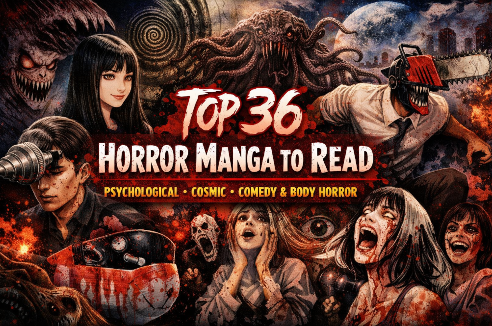 Top 36 Horror Manga to Read in 2026: Psychological, Cosmic, Comedy & Body Horror