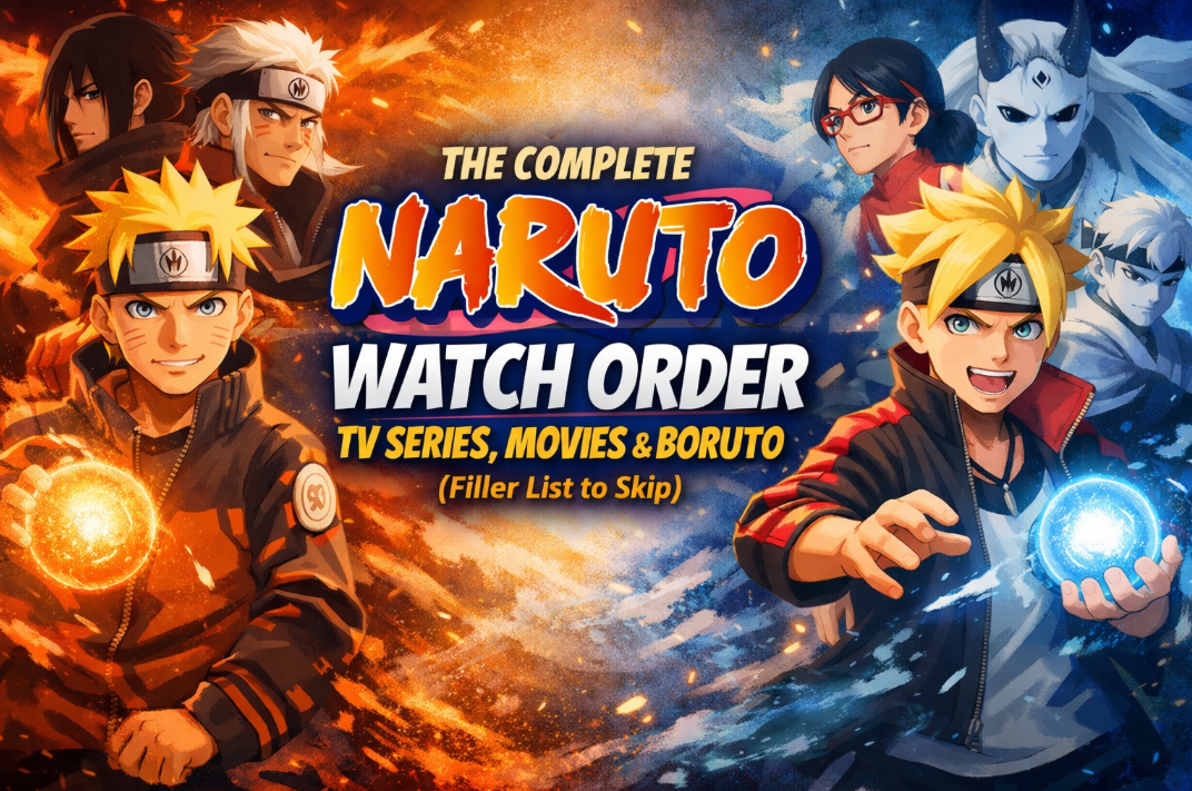 The Complete Naruto Watch Order 2026: TV Series, Movies & Boruto (Filler List to Skip)