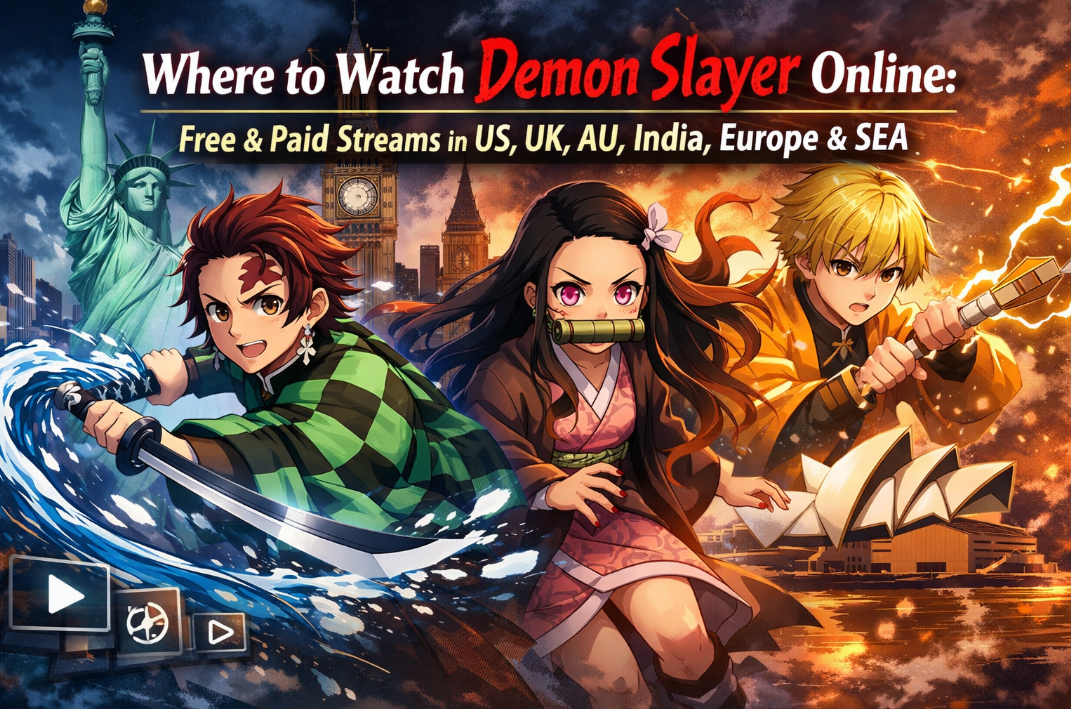 Where to Watch Demon Slayer Online (2026): Free & Paid Streams in US, UK, AU, India, Europe & SEA