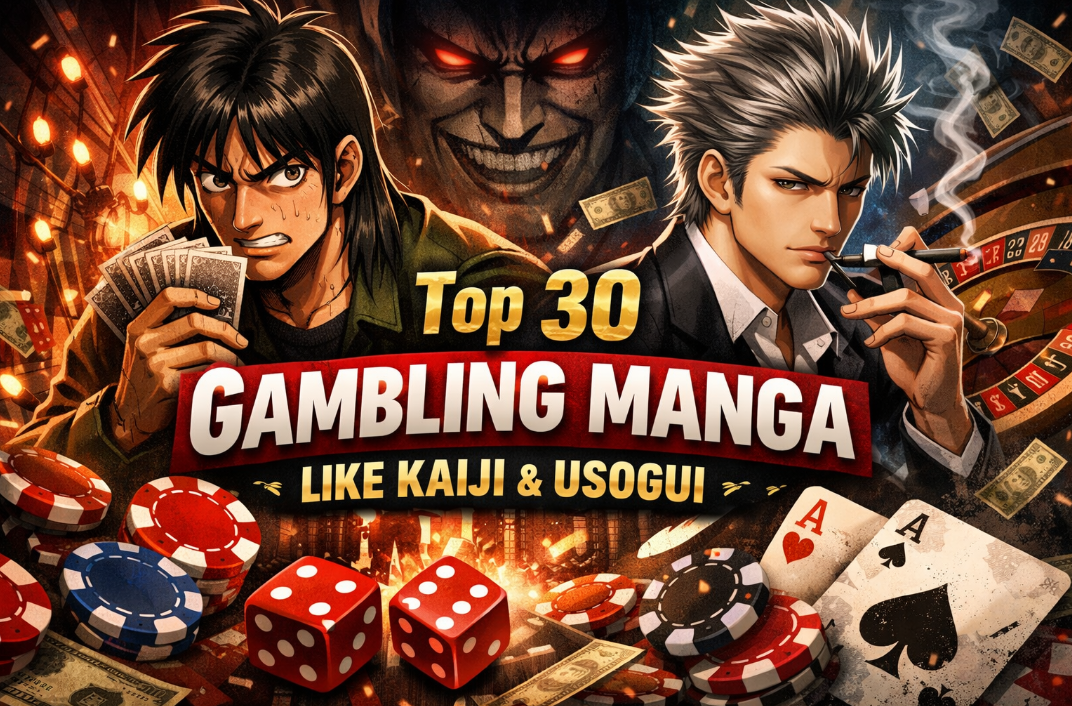 Top 30 Gambling Manga Like Kaiji & Usogui (2026)