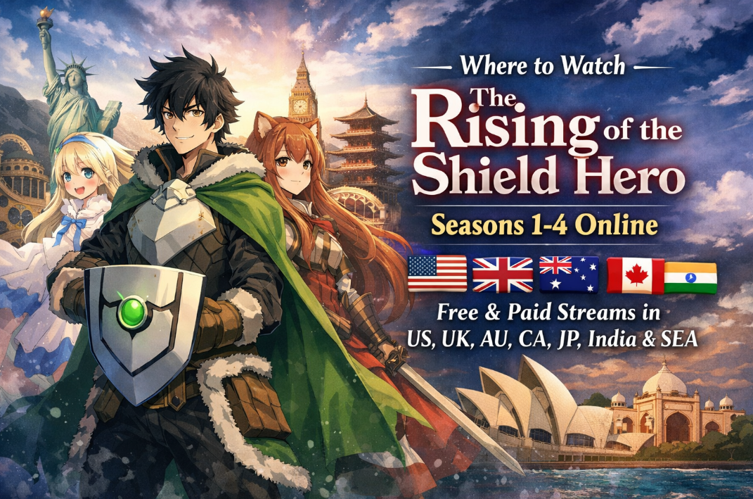 Where to Watch The Rising of the Shield Hero Seasons 1-4 Online (2026): Free & Paid Streams in US, UK, AU, CA, JP, India & SEA