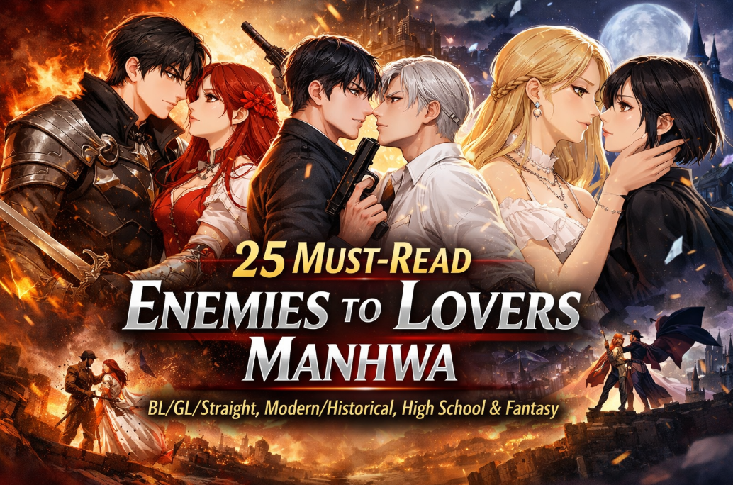 25 Must-Read Enemies to Lovers Manhwa (2026): BL/GL/Straight, Modern/Historical, High School & Fantasy