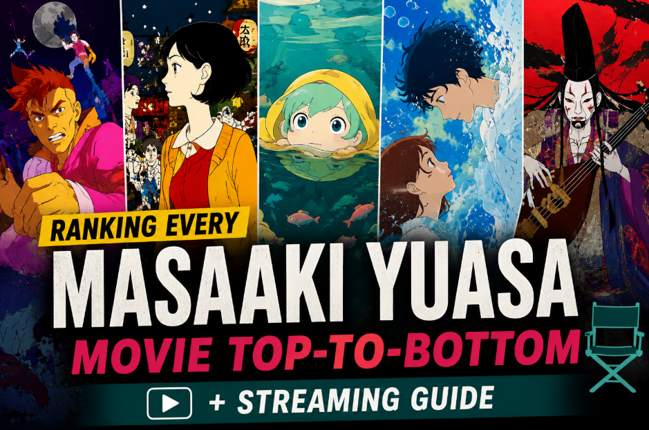 Ranking Every Masaaki Yuasa Movie Top-to-Bottom + 2026 Streaming Guide