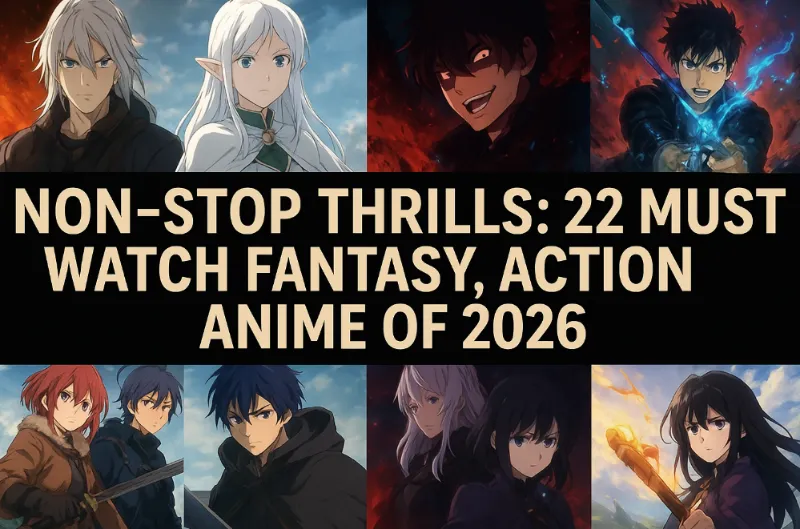 Non-Stop Thrills:  22 Must-Watch Fantasy, Action Anime of 2026