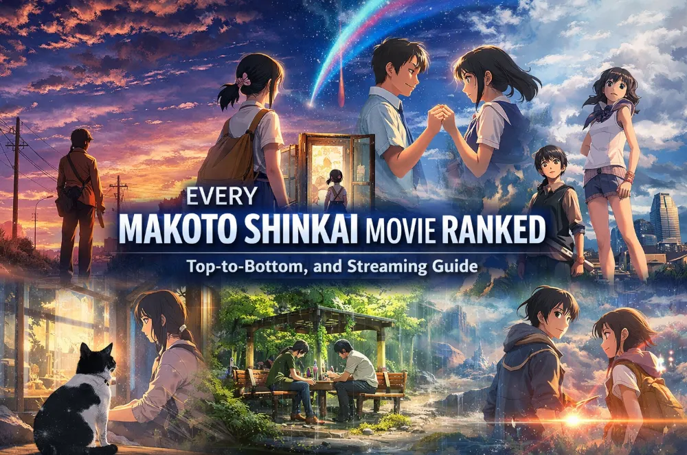 Every Makoto Shinkai Movie Ranked Top-to-Bottom, and Streaming Guide