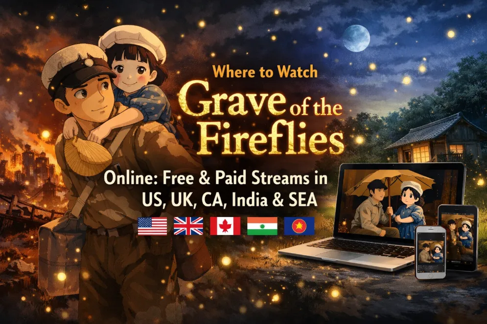 Where to Watch Grave of the Fireflies Online (2026): Free & Paid Streams in US, UK, CA, India & SEA