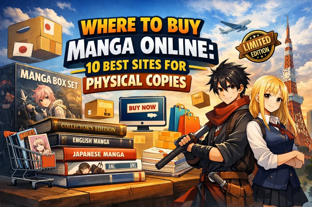 Where to Buy Manga Online: 10 Best Sites for Physical Copies in 2026