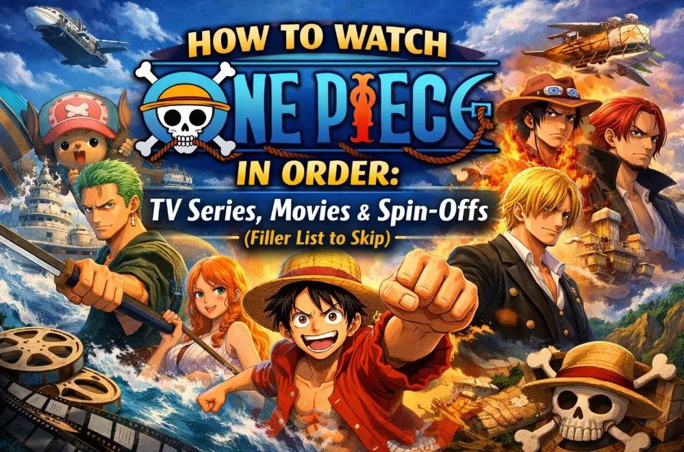 How to Watch One Piece in Order 2026: TV Series, Movies & Spin-Offs (Filler List to Skip)