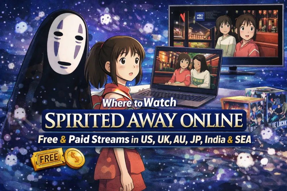 Where to Watch Spirited Away Online (2026): Free & Paid Streams in US, UK, AU, JP, India & SEA