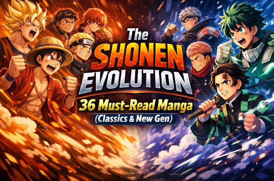 The Shonen Evolution: 36 Must-Read Manga in 2026 (Classics & New Gen)