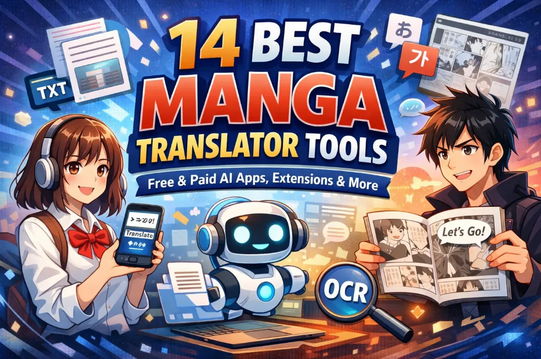14 Best Manga Translator Tools (2026): Free & Paid AI Apps, Extensions & More