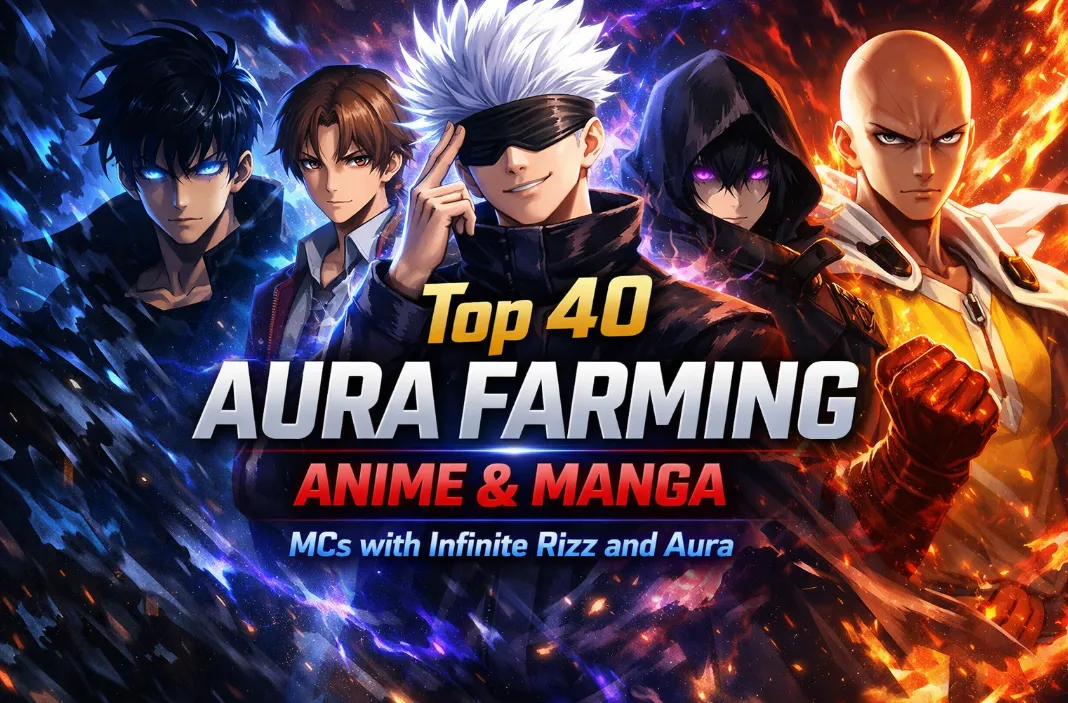 Top 40 Aura Farming Anime & Manga (2026): MCs with Infinite Rizz and Aura