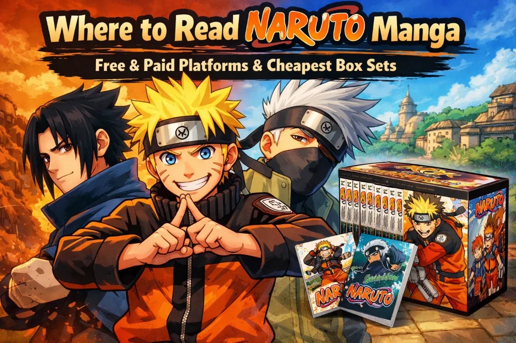 Where to Read Naruto Manga (2026): Free & Paid Platforms & Cheapest Box Sets