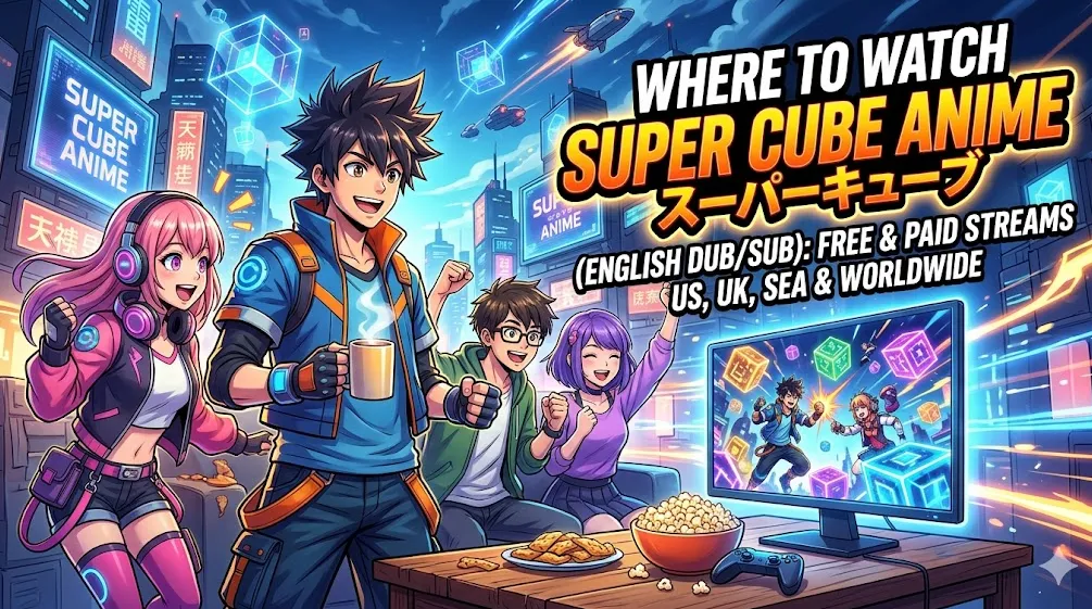 Where to Watch Super Cube Anime (English Dub/Sub): Free & Paid Streams in US, UK, SEA & Worldwide