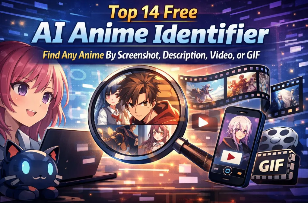 Top 14 Free AI Anime Identifier of 2026: Find Any Anime By Screenshot, Description, Video, or GIF