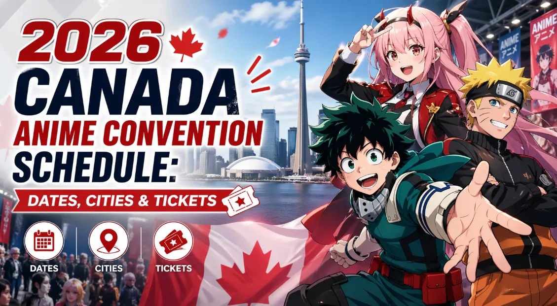2026 Canada Anime Convention Schedule: Dates, Cities & Tickets