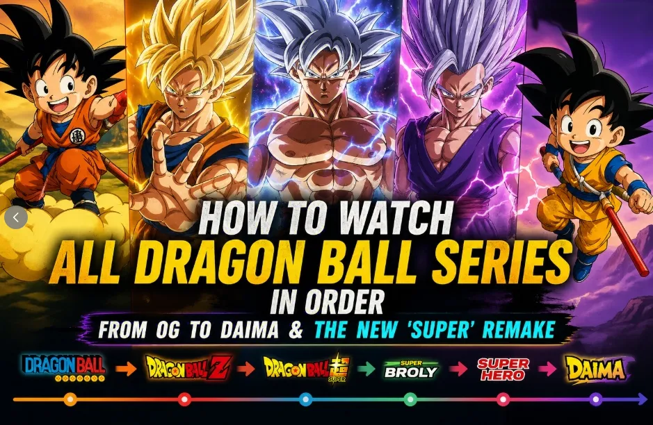 How to Watch All Dragon Ball Series in Order (2026): From OG to Daima & The New 