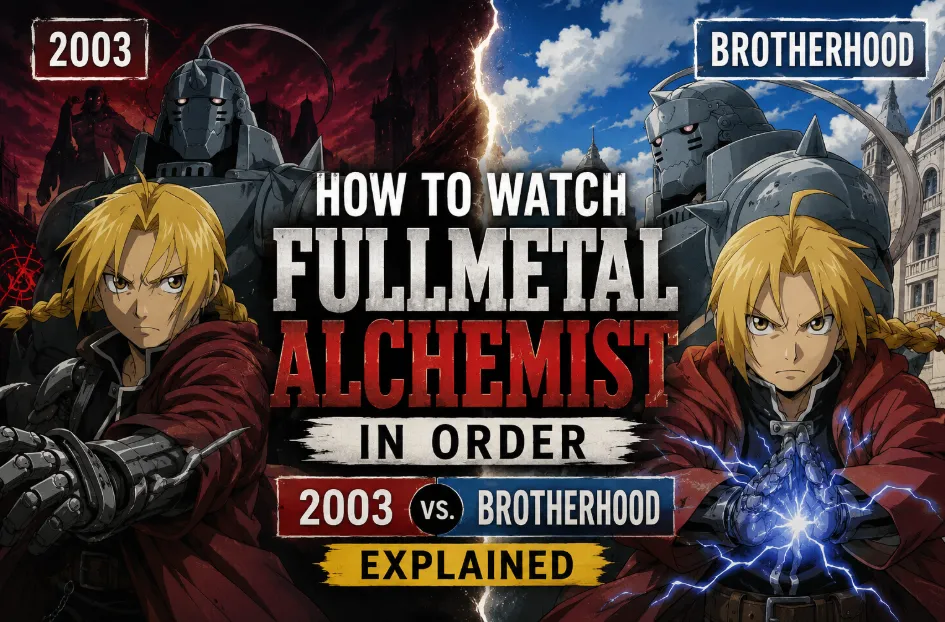 How to Watch Fullmetal Alchemist in Order (2026): 2003 vs. Brotherhood Explained