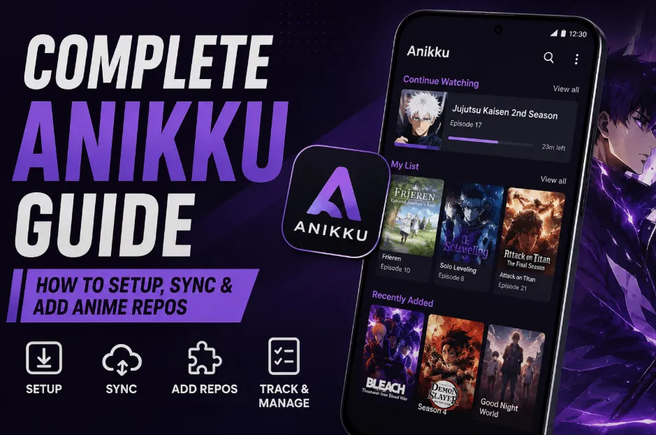 Complete Anikku Guide 2026: How to Setup, Sync & Add Anime Repos