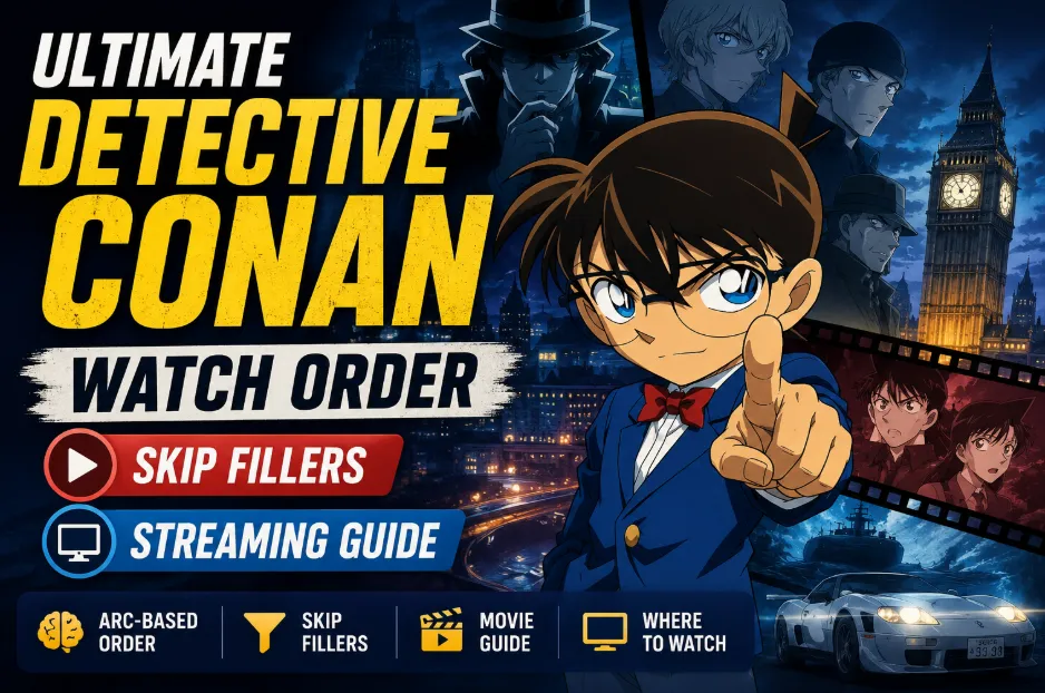 Ultimate Detective Conan Watch Order (2026): Skip Fillers & Streaming Guide