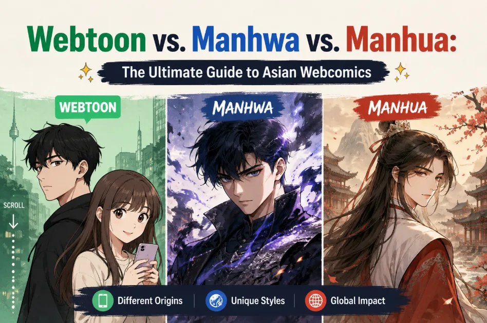 Webtoon vs. Manhwa vs. Manhua: The Ultimate Guide to Asian Webcomics (2026)