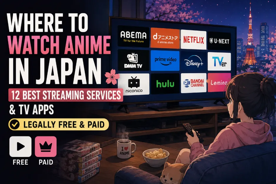 Where to Watch Anime in Japan: 12 Best Streaming Services & TV Apps (Legally FREE & Paid)