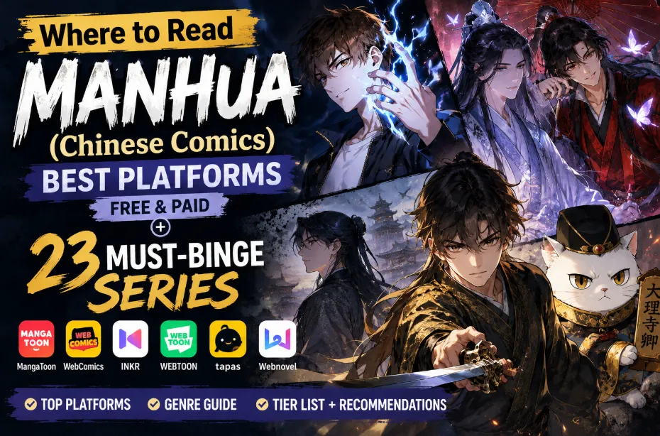 Where to Read Manhua (Chinese Comics):  Best Platforms (Free & Paid) + 23 Must-Binge Series in 2026