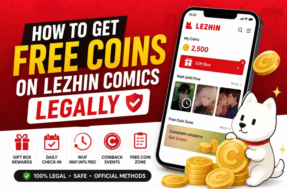 How to Get Free Coins on Lezhin Comics Legally (2026 Guide)