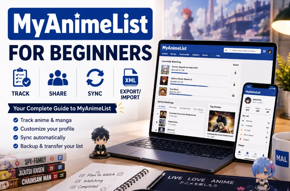 How to Use MyAnimeList for Beginners 2026: Track, Share, Sync & Export/Import