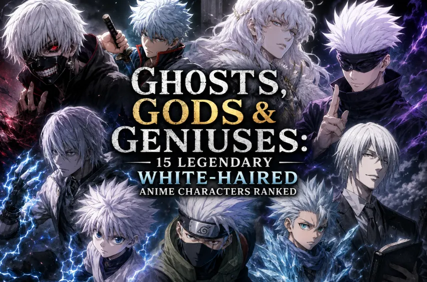 Ghosts, Gods & Geniuses: 15 Legendary White-Haired Anime Characters Ranked