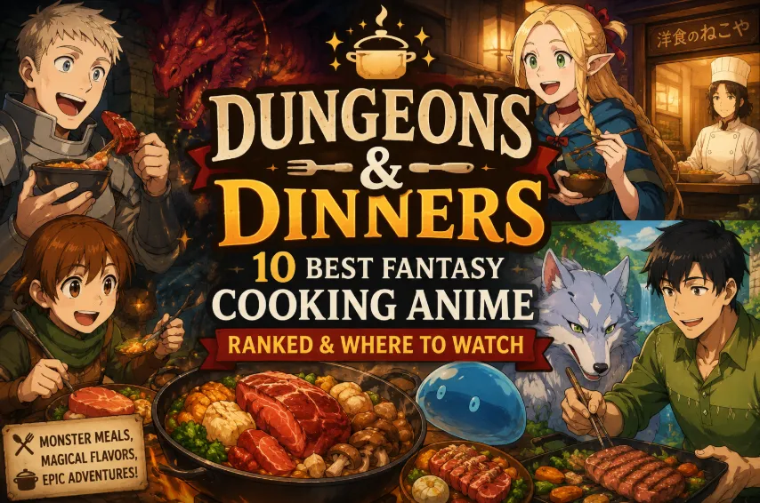 Dungeons and Dinners: 10 Best Fantasy Cooking Anime Ranked & Where to Watch (2026)