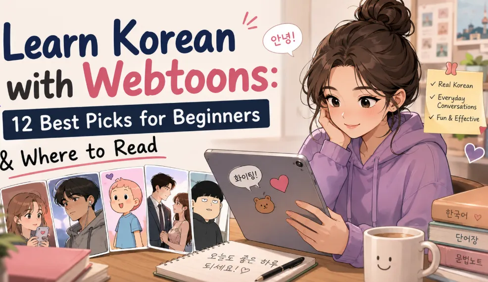 Learn Korean with Webtoons: 12 Best Picks for Beginners & Where to Read (2026)