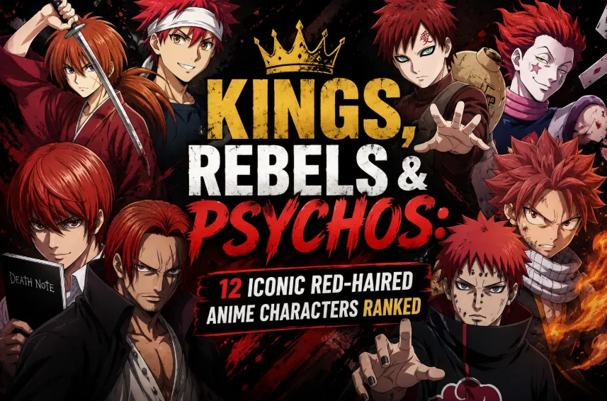 Kings, Rebels & Psychos: 12 Iconic Red-Haired Anime Characters Ranked (2026 List)