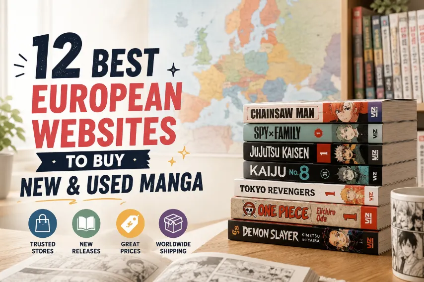 12 Best European Websites to Buy New & Used Manga (2026 Guide)