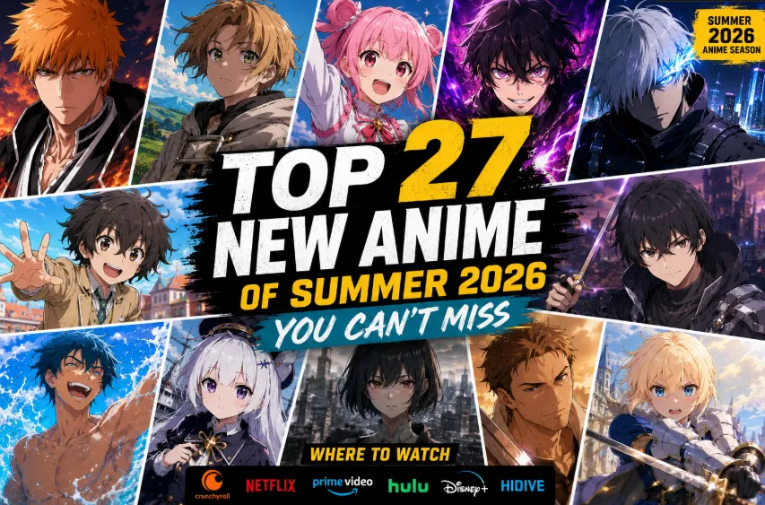 Top 27 New Anime of Summer 2026 You Can