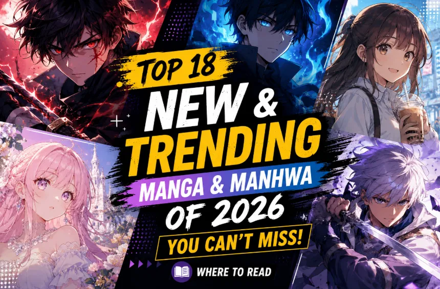 Top 18 New & Trending Manga & Manhwa of 2026 You Can