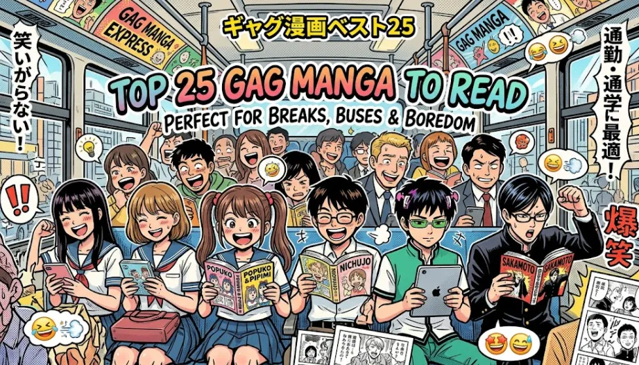 Top 25 Gag Manga to Read in 2026: Perfect for Breaks, Buses & Boredom